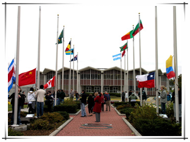 International Flag Raising Ceremony