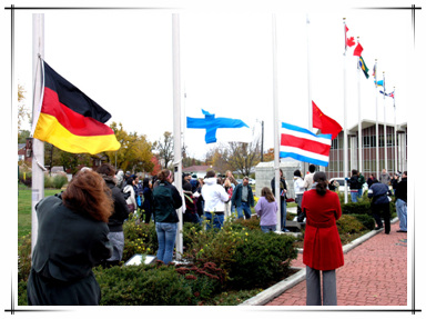 International Flag Raising Ceremony