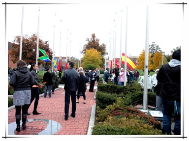 International Flag Raising Ceremony