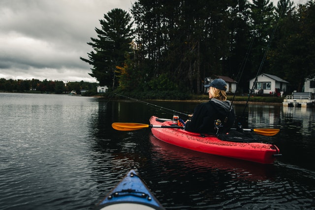 kayak fishing