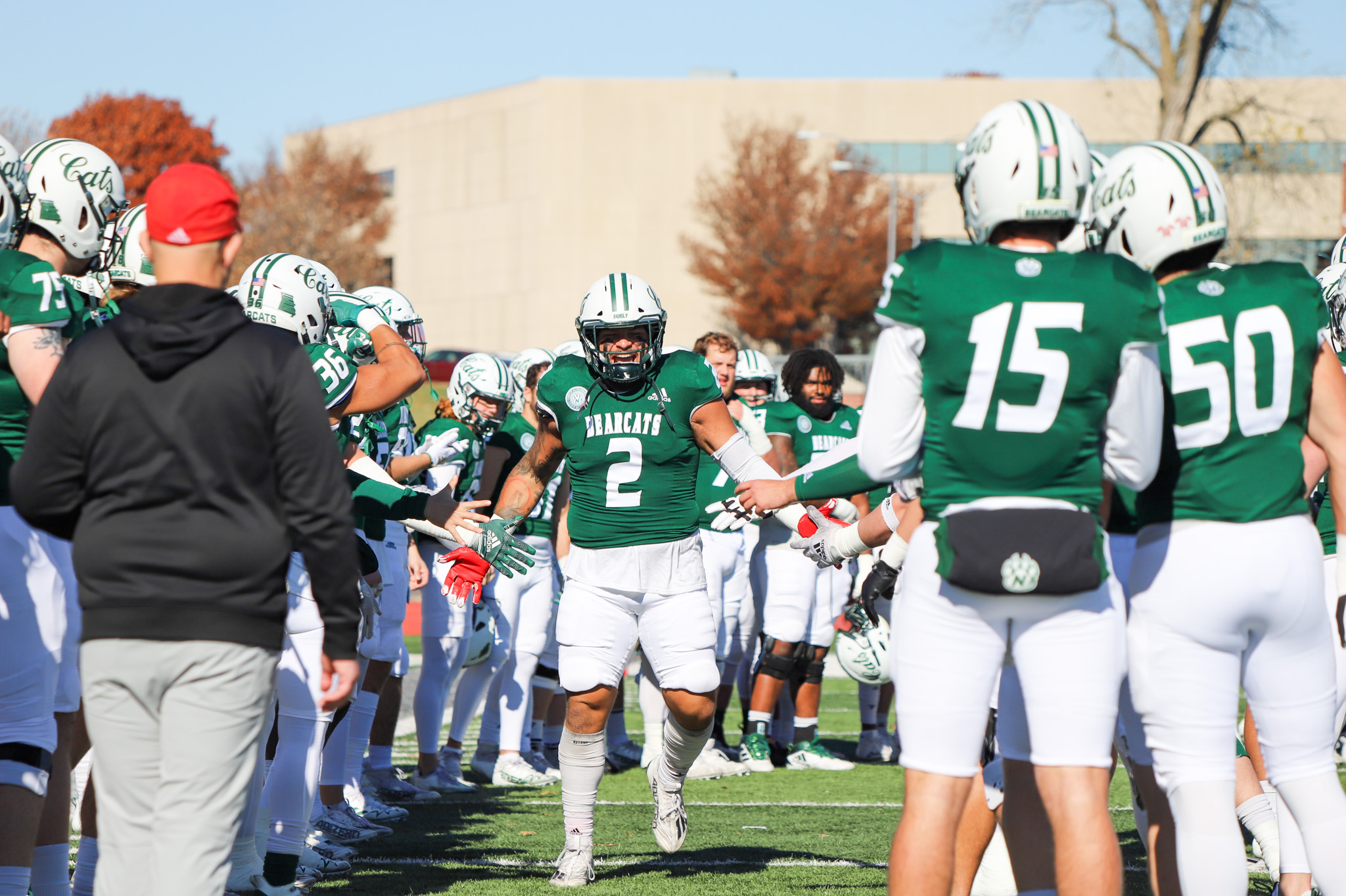 Northwest senior Elijah Green leads the MIAA in sacks and tackles for loss this season