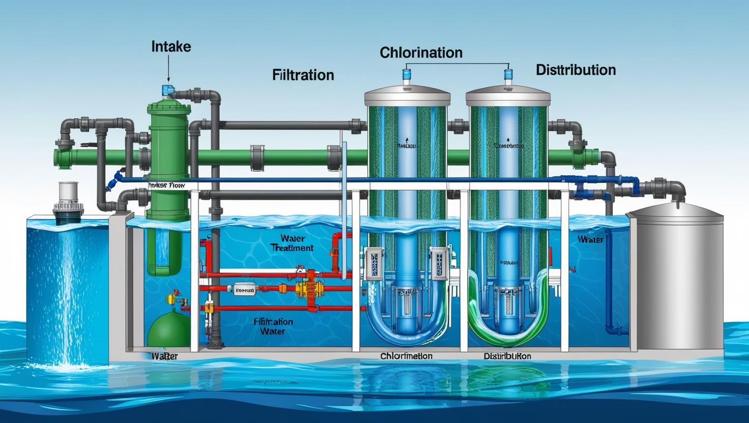 Water treatment graphic