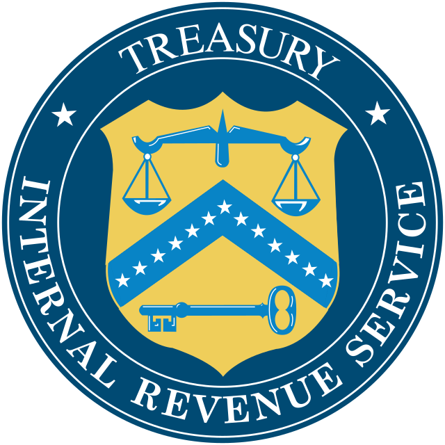 Seal of the United States Internal Revenue Service.