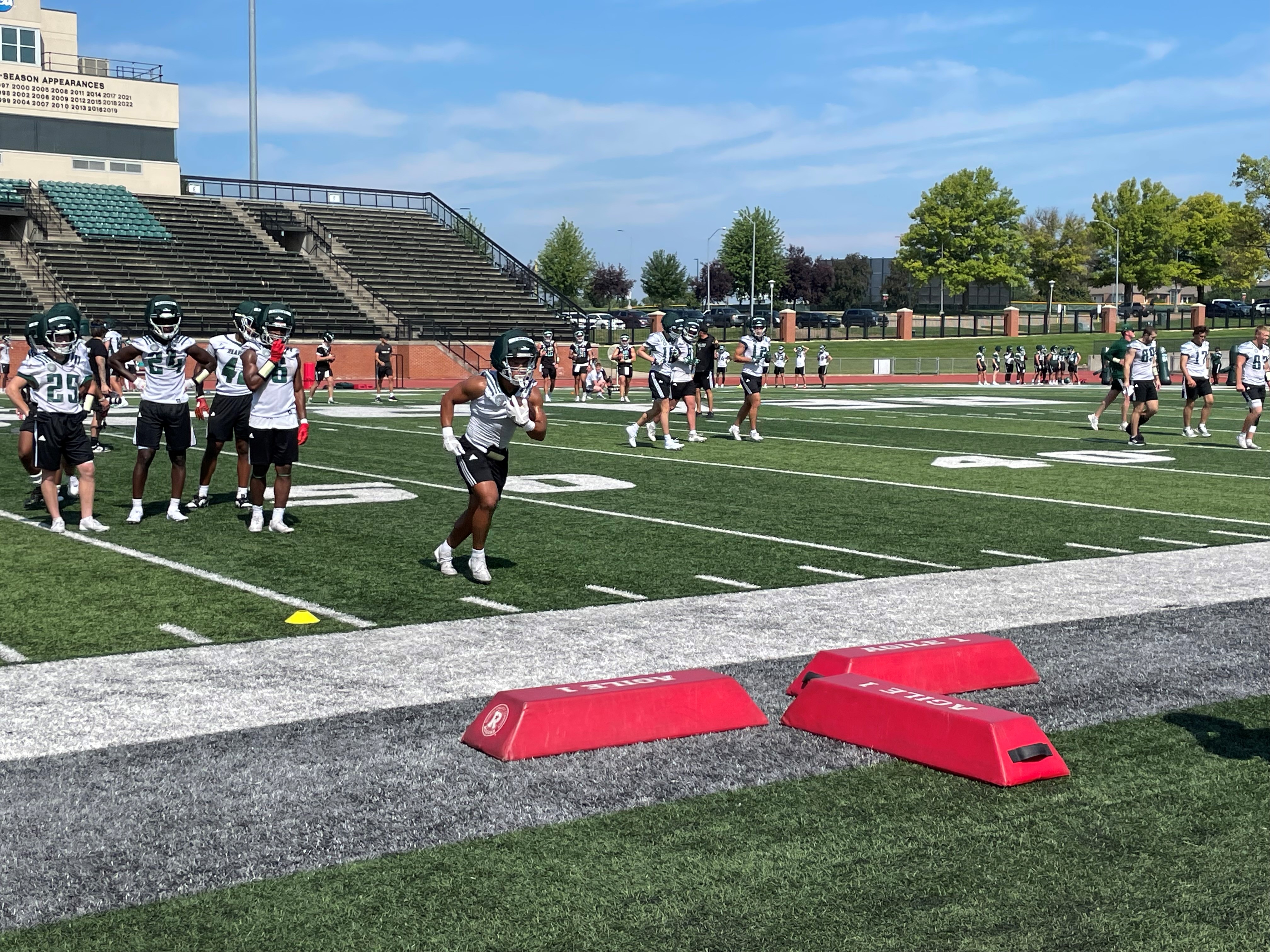 The Bearcats took the field Monday morning for the first practice of the fall season.